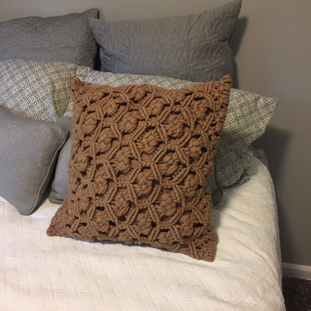 Macrame cushion case (doesn't include the cushion)